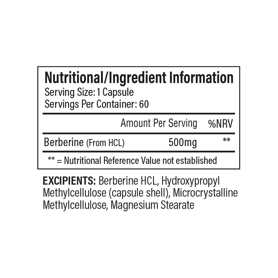 Berberine | 60 Capsules | TBJP