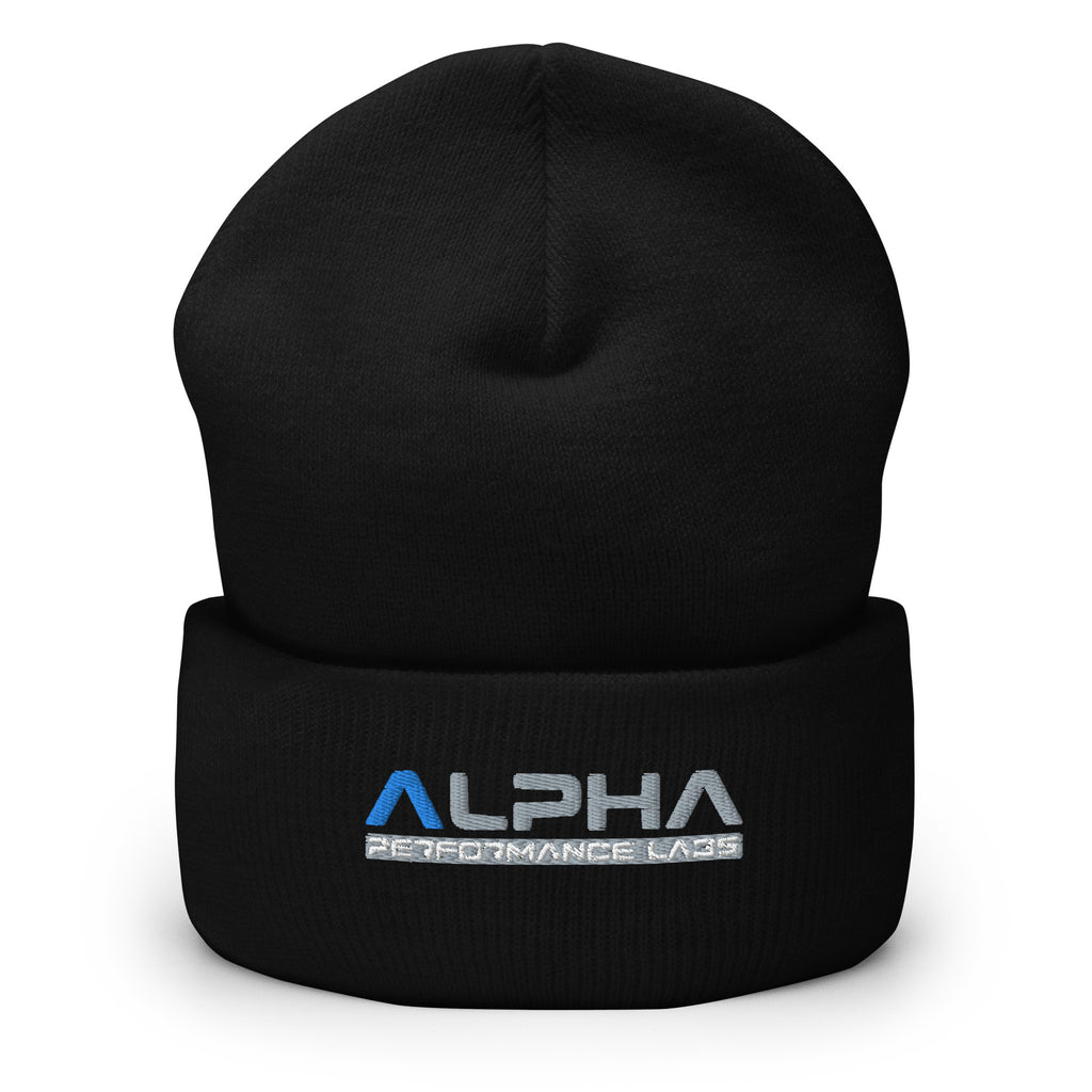 Alpha Performance Cuffed Beanie | Black