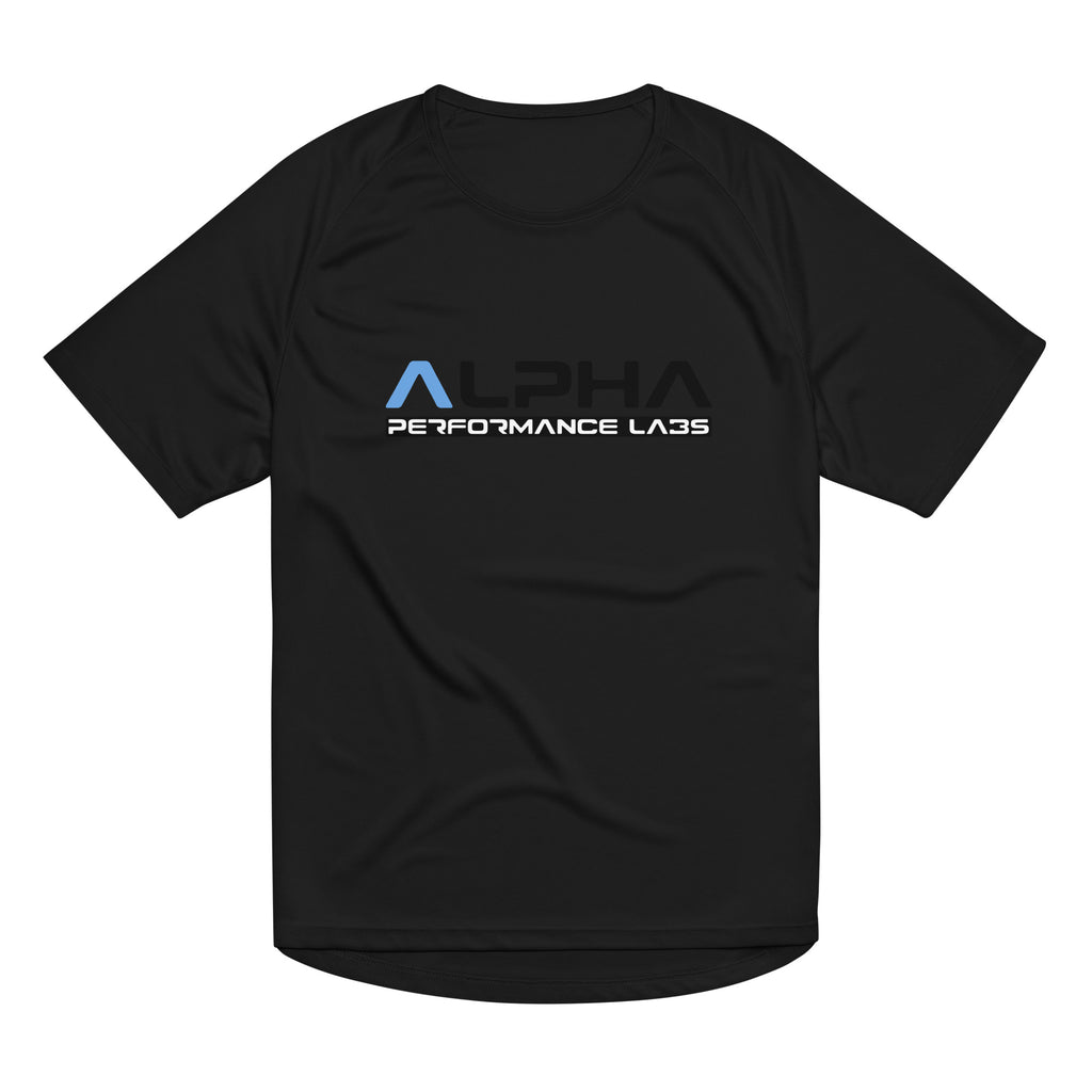 Alpha Performance Sport T-Shirt | Black / White | Mens